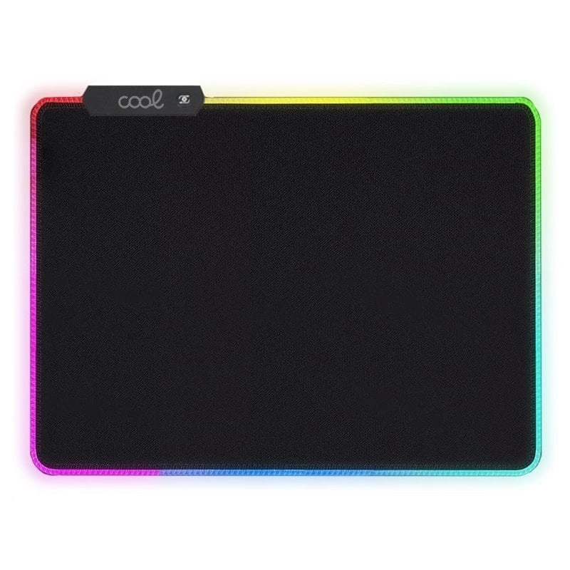 Cooles schwarzes RGB-Gaming-Mauspad