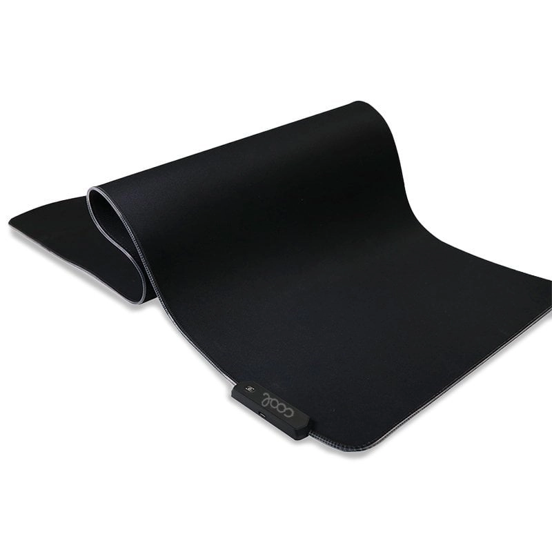 Cooles Gaming-Mauspad XL RGB Schwarz
