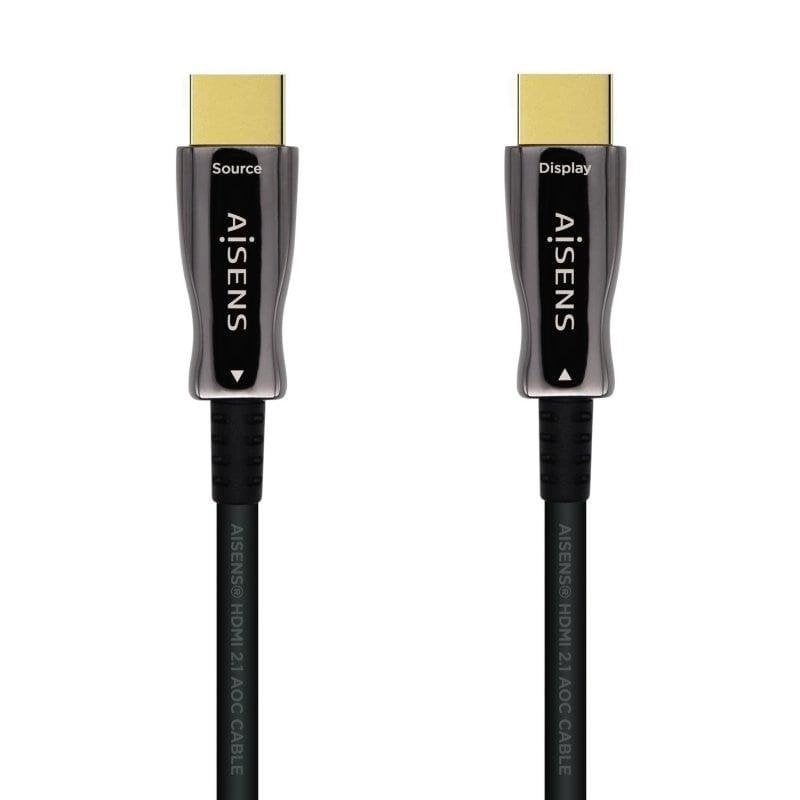 Aisens AOC Ultra High Speed HDMI v2.1 Kabel mit Ethernet 8K Stecker/Stecker 40m Schwarz