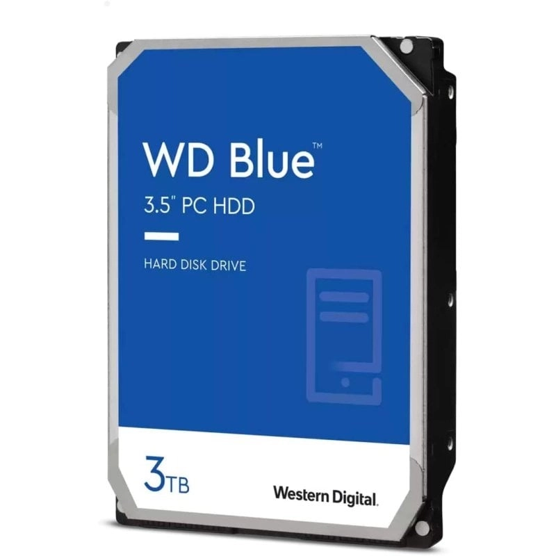 Western Digital Blue Interne Festplatte 3 TB 5400 RPM 256 MB 3.5" SATA