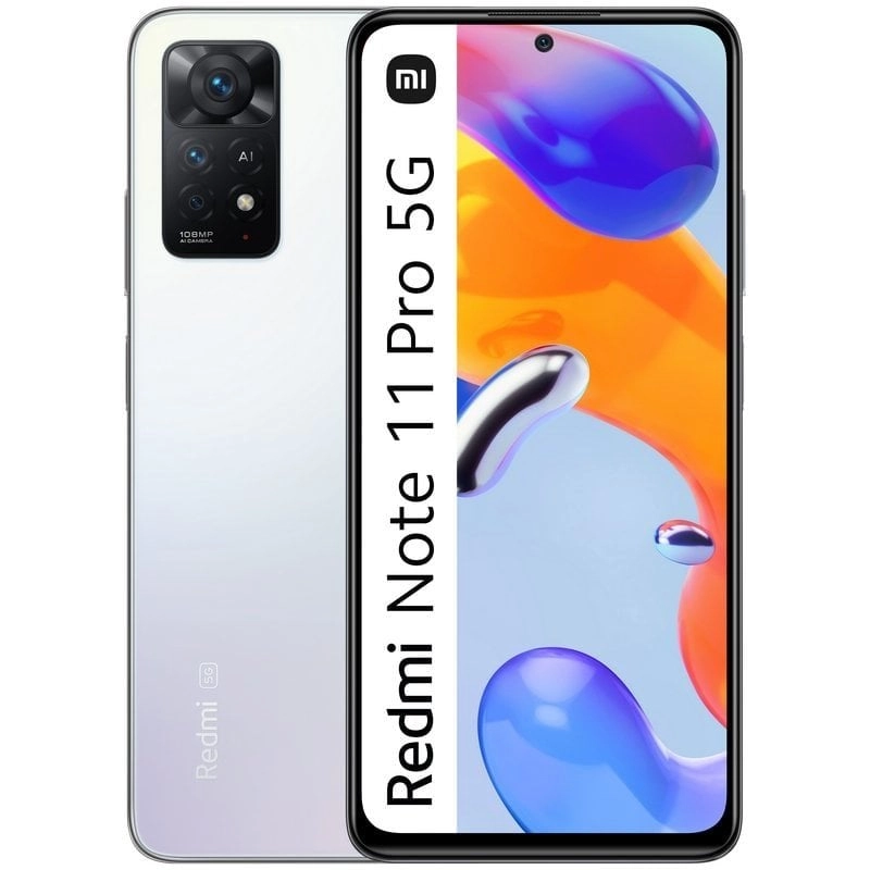Xiaomi Redmi Note 11 Pro 5G 16,9 cm (6.67") Hybride Dual-SIM Android 11 USB Typ-C 6 GB 128 GB 5000 mAh Weiß
