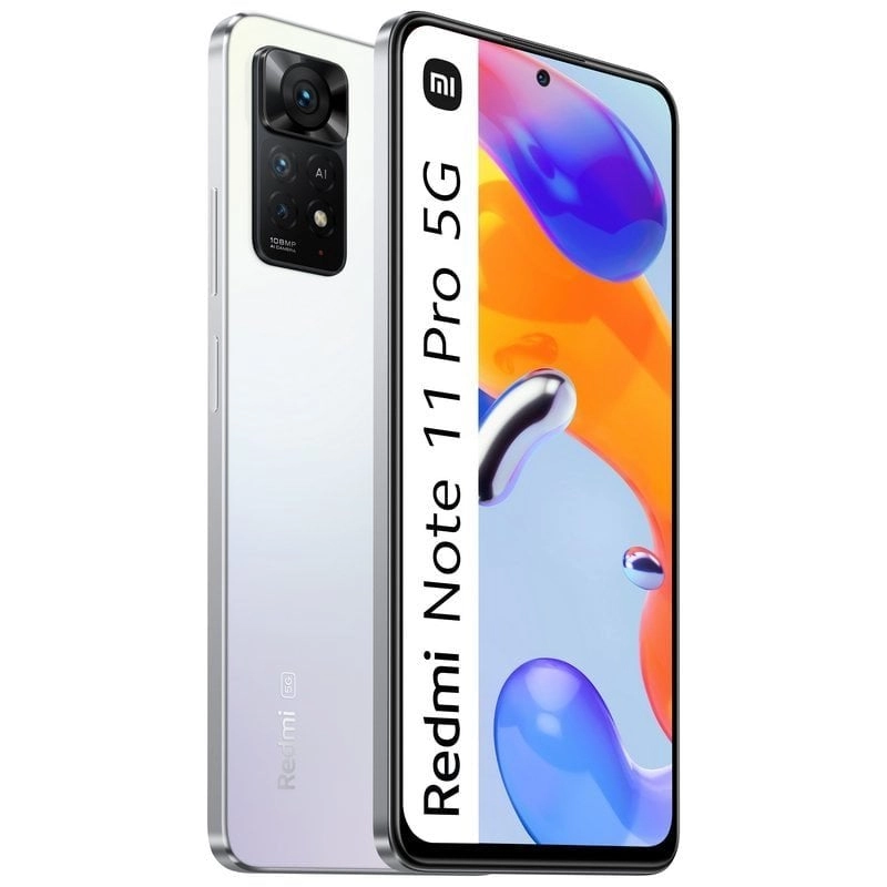 Xiaomi Redmi Note 11 Pro 5G 16,9 cm (6.67") Hybride Dual-SIM Android 11 USB Typ-C 6 GB 128 GB 5000 mAh Weiß