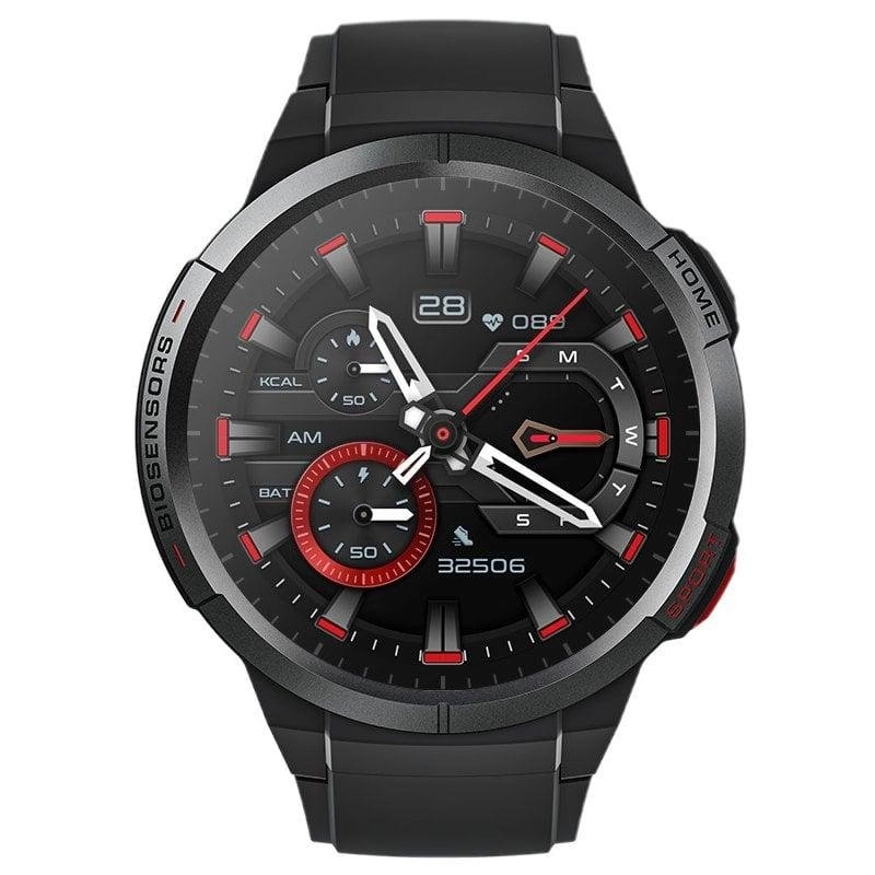 Mibro Watch GS Bluetooth GPS 46,5mm AMOLED Schwarz 5ATM SpO2 Herzfrequenz Schlafmonitor
