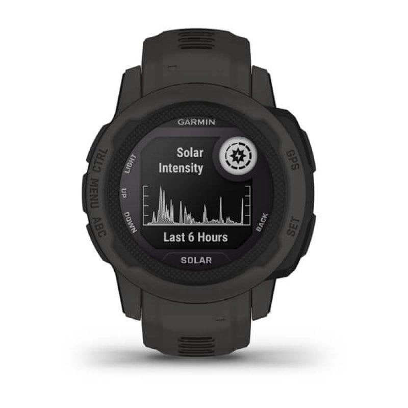 Garmin Instinct 2S Solar Bluetooth GPS 40mm MIP Grafit Einheitsgröße 10ATM SpO2 Pulsmesser