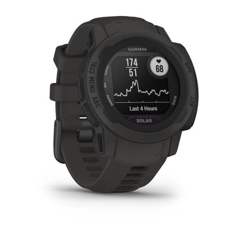 Garmin Instinct 2S Solar Bluetooth GPS 40mm MIP Grafit Einheitsgröße 10ATM SpO2 Pulsmesser