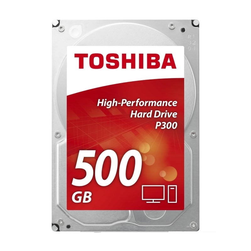 Toshiba P300 500GB Interne Festplatte 7200 RPM 64 MB 3.5" Serial ATA III
