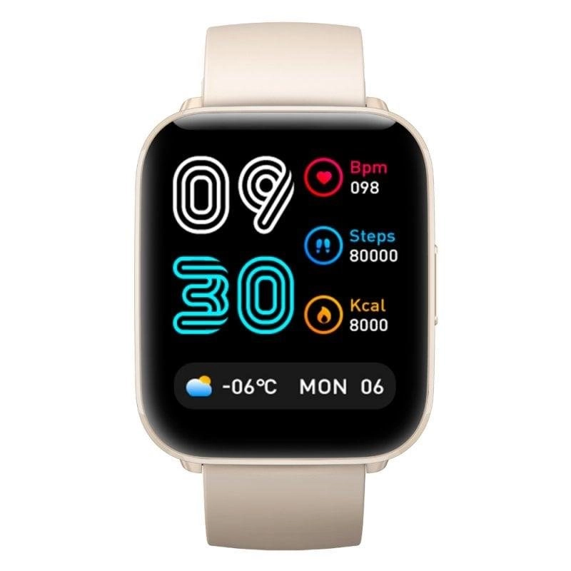 Mibro C2 Bluetooth 45mm TFT Beige Wasserdicht 2ATM SpO2 Herzfrequenz Schlaftracking