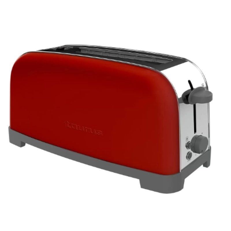 Taurus Vintage Einzel-Langschlitz-Toaster, 850 W, Rot