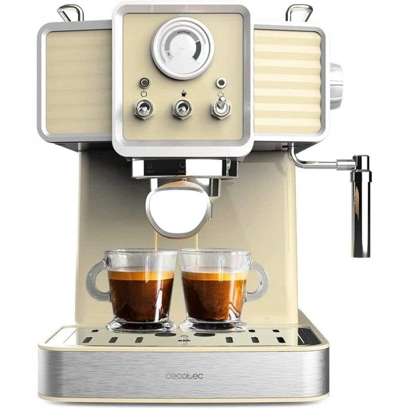Kaffeemaschine Espresso Cecotec Power Espresso 20 Tradizionale 1,5L 20 bar Thermoblock Gelb