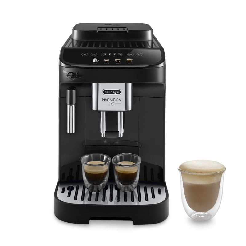 DeLonghi Magnifica Evo ECAM290.21 Kaffeevollautomat (15 Bar, schwarz, 4 Getränke)