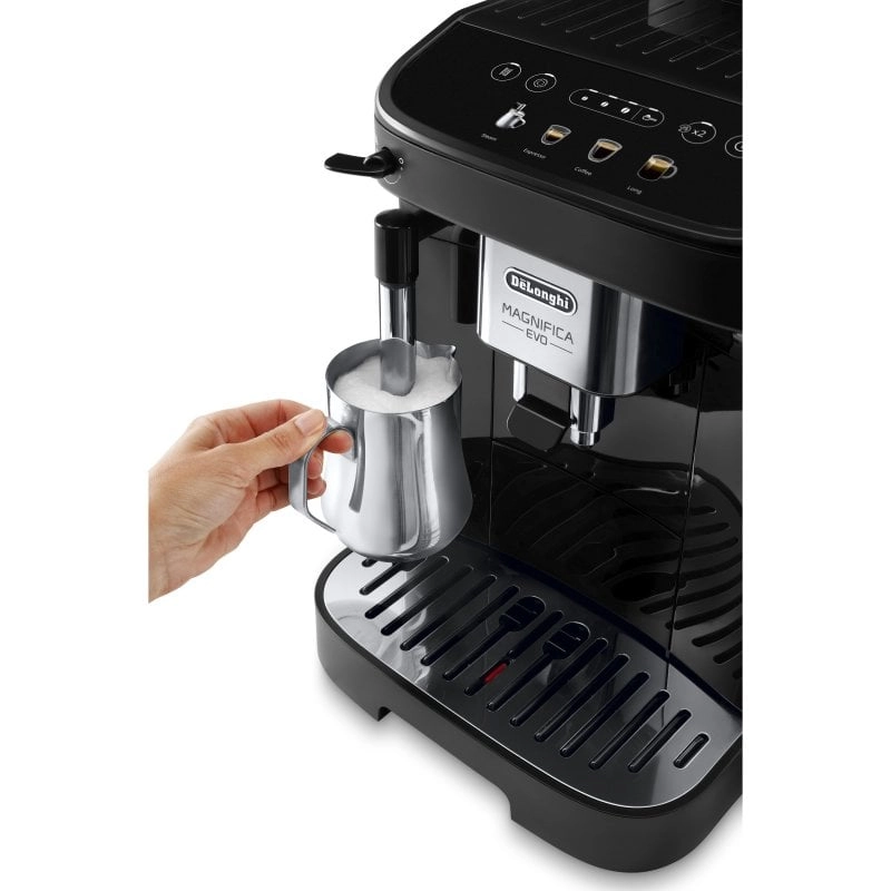 DeLonghi Magnifica Evo ECAM290.21 Kaffeevollautomat (15 Bar, schwarz, 4 Getränke)