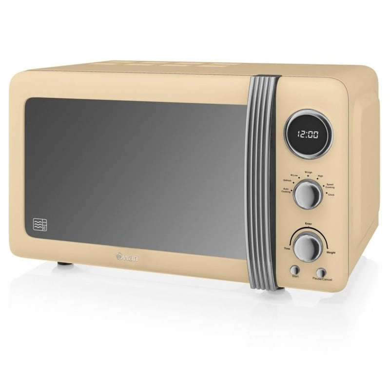 Swan Retro SM22030CNEU Mikrowelle 20L 800W Creme