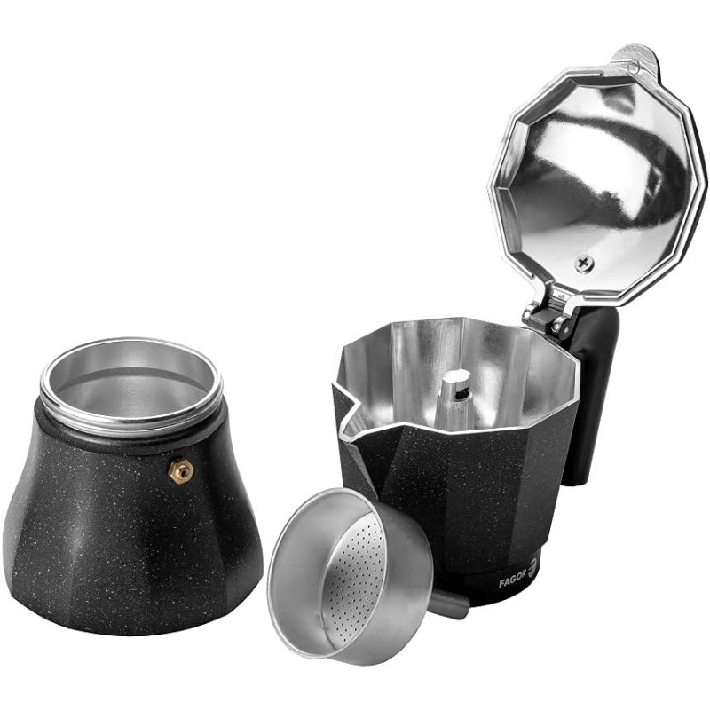 Fagor Tiramisu Italienische Kaffeemaschine 9 Tassen Aluminium