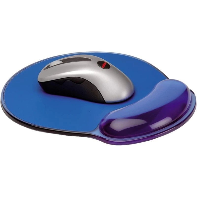 Roline Ergonomisches Gel-Mauspad mit Handgelenkauflage – Blau