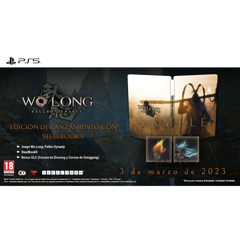 Wo Long Fallen Dynasty Steelbook Launch Edition PS5