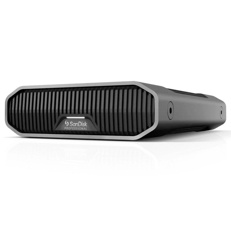 SanDisk G-DRIVE Externe Festplatte 4 TB 7200 RPM USB Typ-C 3.2 Gen 2 (3.1 Gen 2) Edelstahl