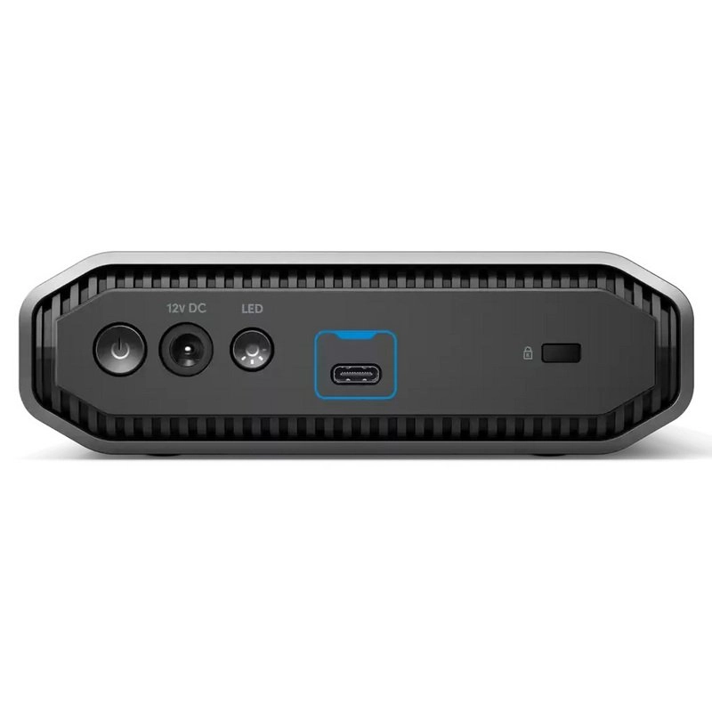 SanDisk G-DRIVE Externe Festplatte 4 TB 7200 RPM USB Typ-C 3.2 Gen 2 (3.1 Gen 2) Edelstahl
