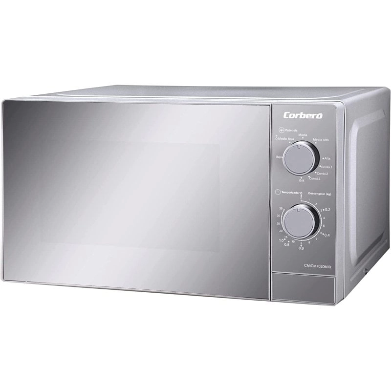 Corberó CMICM7020MIR Mikrowelle mit Grill 20L 700W Spiegel