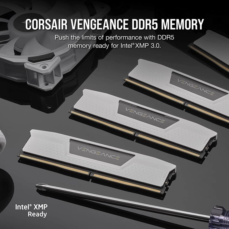 Corsair Vengeance DDR5 5200 MHz 32 GB 2 x 16 GB CL40 Weiß