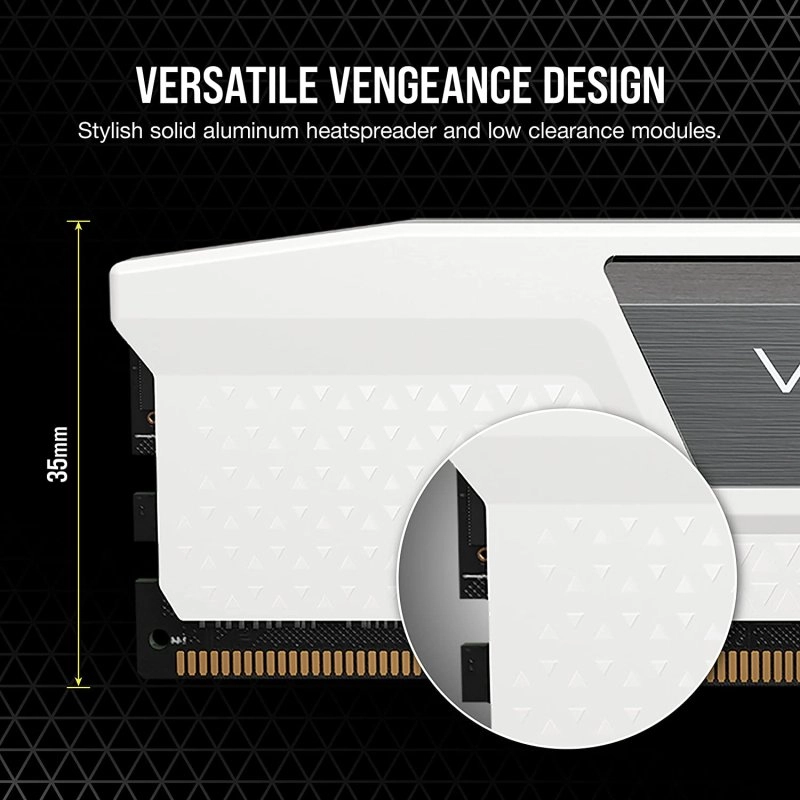 Corsair Vengeance DDR5 5200 MHz 32 GB 2 x 16 GB CL40 Weiß