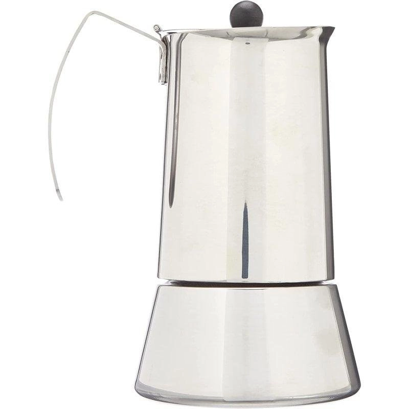 Kaffeemaschine Italienisch Monix Eterna M630006 6 Tassen Induktion Edelstahl Glanz