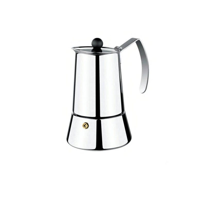 Kaffeemaschine Italienisch Monix Eterna M630006 6 Tassen Induktion Edelstahl Glanz