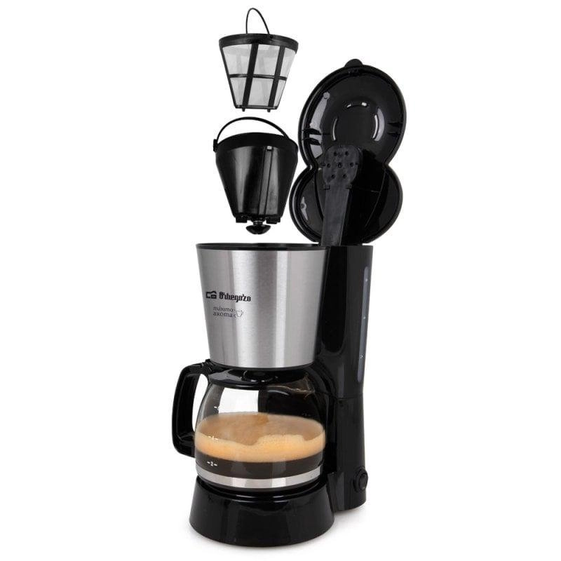 Kaffeemaschine Filter Orbegozo CG 4016 6 Tassen 650W Edelstahl Automatik