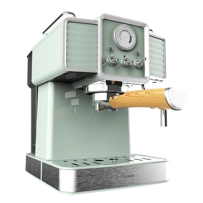 Kaffeemaschine Espresso Cecotec Power Espresso 20 Tradizionale Light Green 1,5L 20 bar mit Dampfdüse