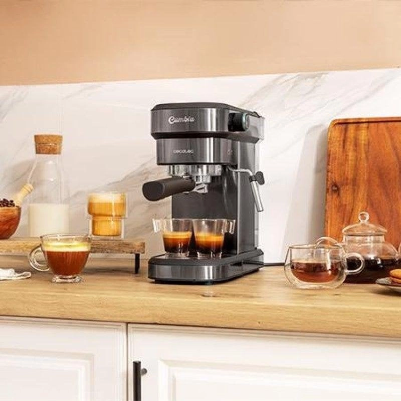 Kaffeemaschine Espresso Cecotec Cafelizzia 890 Gray 1,2L 20 bar mit Milchaufschäumer