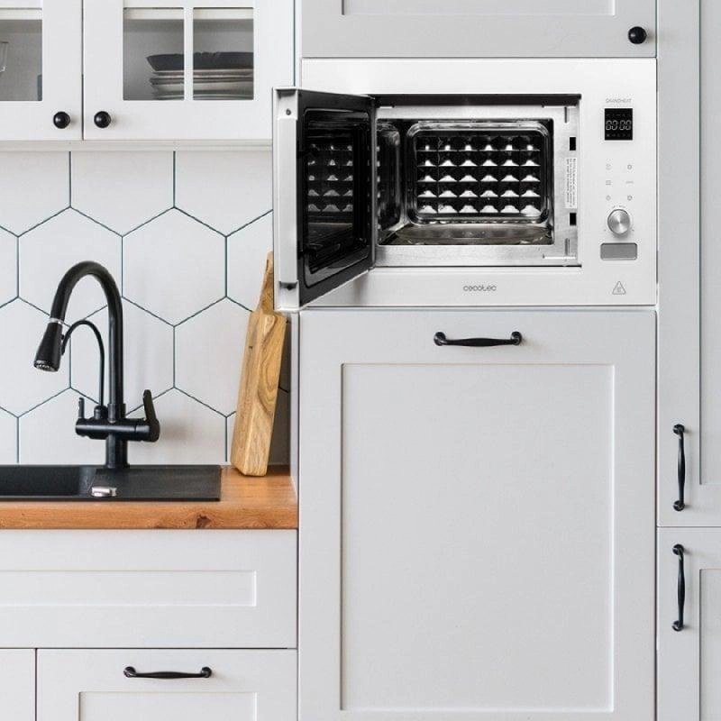 Mikrowelle Cecotec GrandHeat 2090 Built-in Touch White 21L 1200W mit Grill und 8 Automatikprogrammen