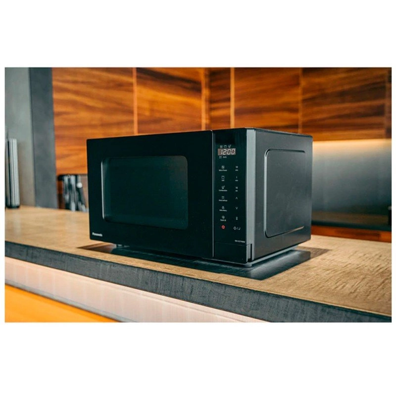 Panasonic NN-K36NBMEPG Mikrowelle mit Grill, 24 l, 900 W, schwarz
