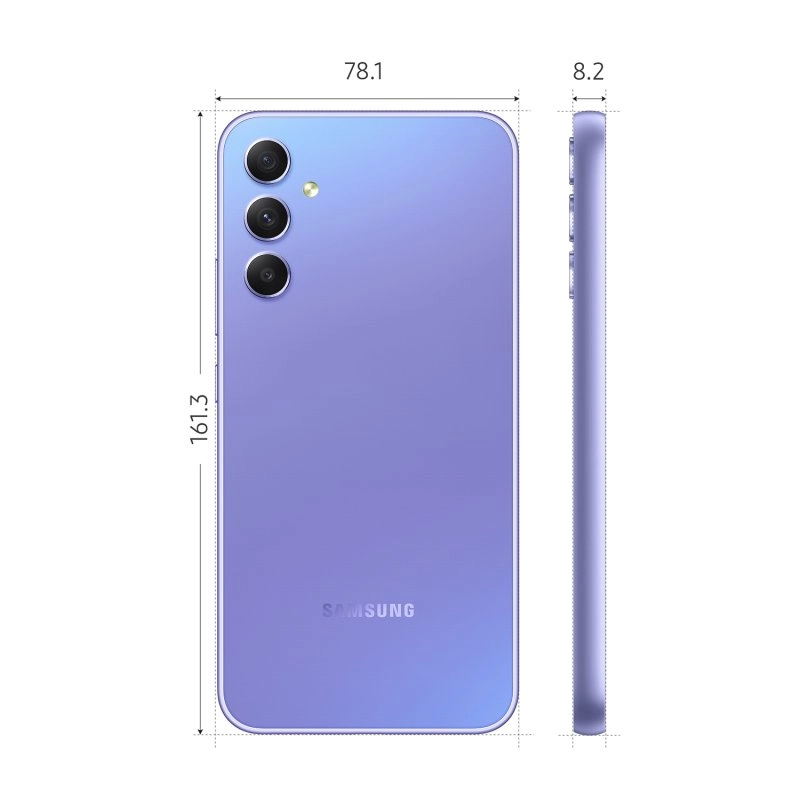 Samsung Galaxy A34 5G 8/256GB Violett + Displayschutz