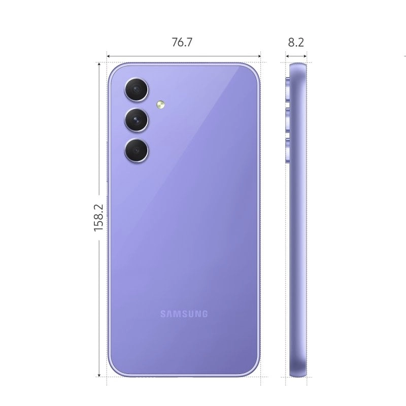 Samsung Galaxy A54 5G 8/256 GB Violett + Displayschutzfolie