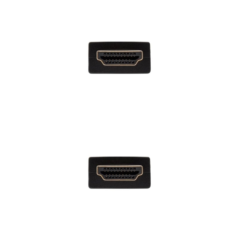 Nanocable HDMI-Kabel V2.0 4K 60 Hz 18 Gbit/s Stecker/Stecker 1 m Schwarz