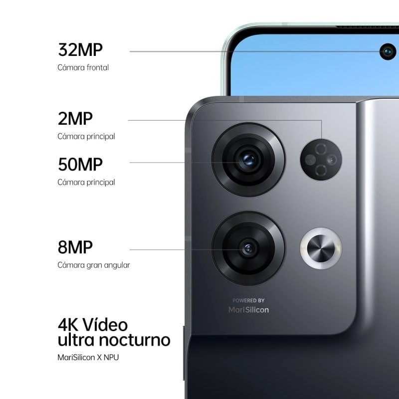 OPPO Reno8 Pro 5G 8/256GB Schwarz