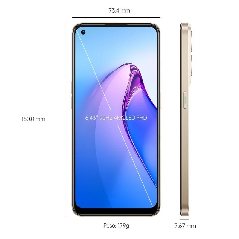 OPPO Reno8 5G 8/256GB Gold