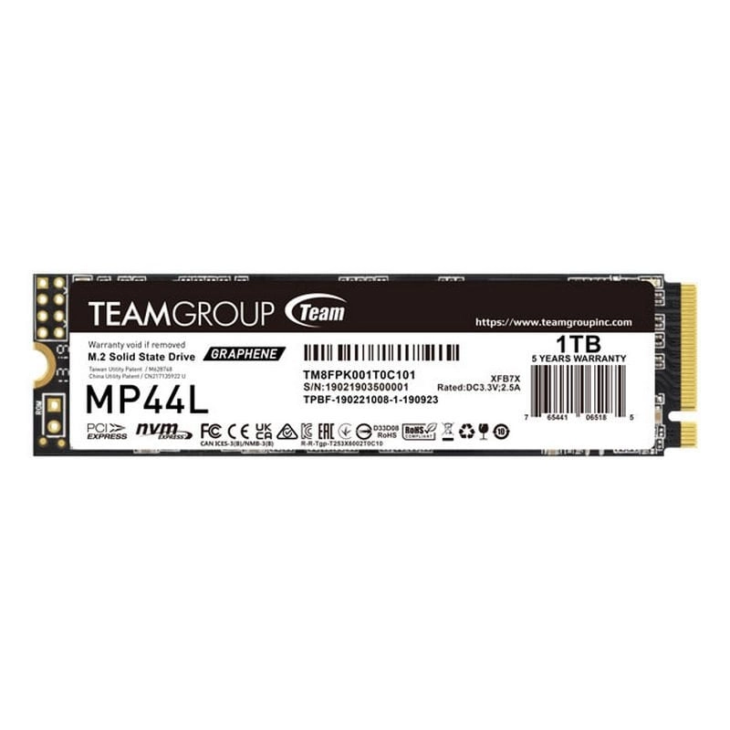 Team Group MP44L 1 TB SSD M.2 NVMe PCIe 4.0 SLC