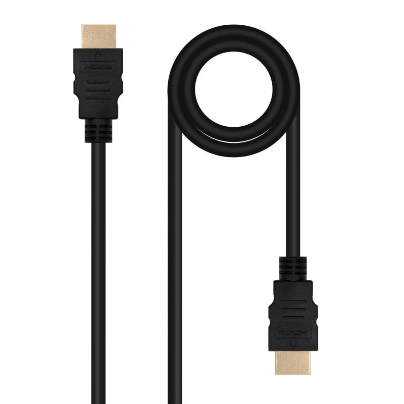 Nanocable HDMI-Kabel V2.0 4K 60 Hz 18 Gbit/s Stecker/Stecker 2 m Schwarz