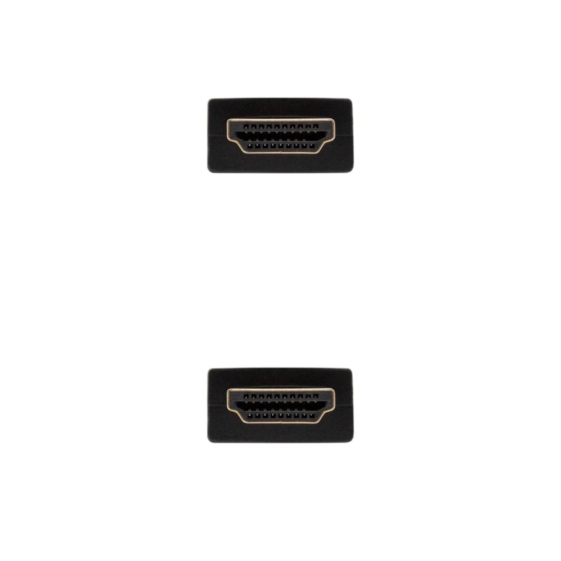 Nanocable HDMI-Kabel V2.0 4K 60 Hz 18 Gbit/s Stecker/Stecker 2 m Schwarz