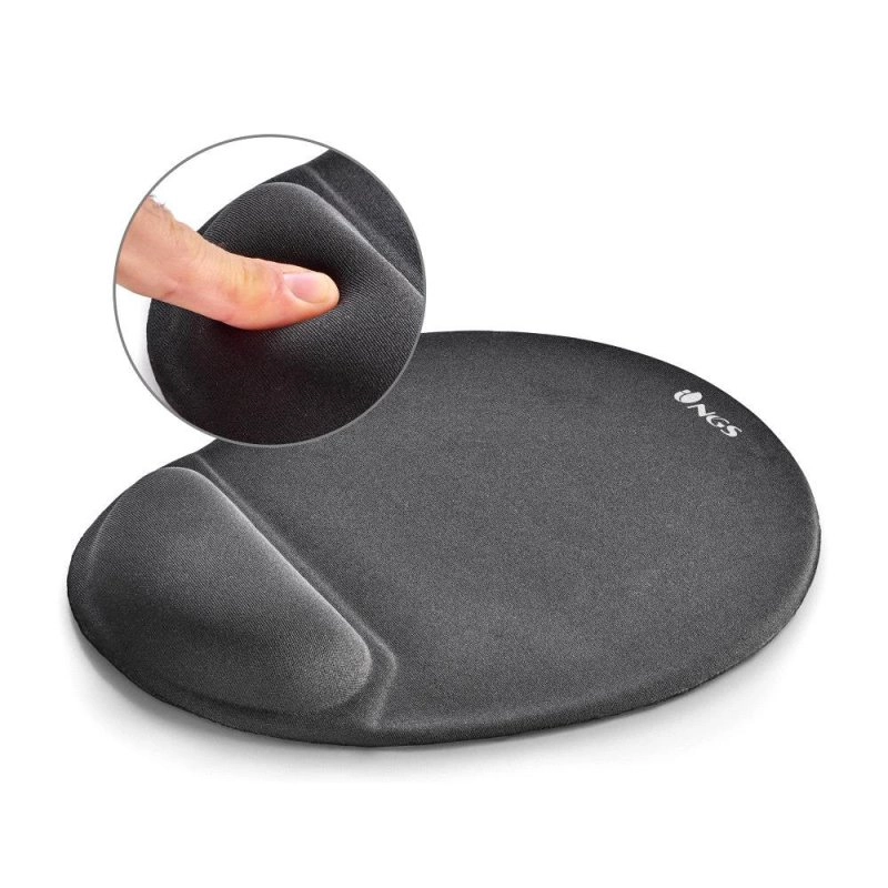 NGS KILIM GEL Schwarzes ergonomisches Gel-Mauspad