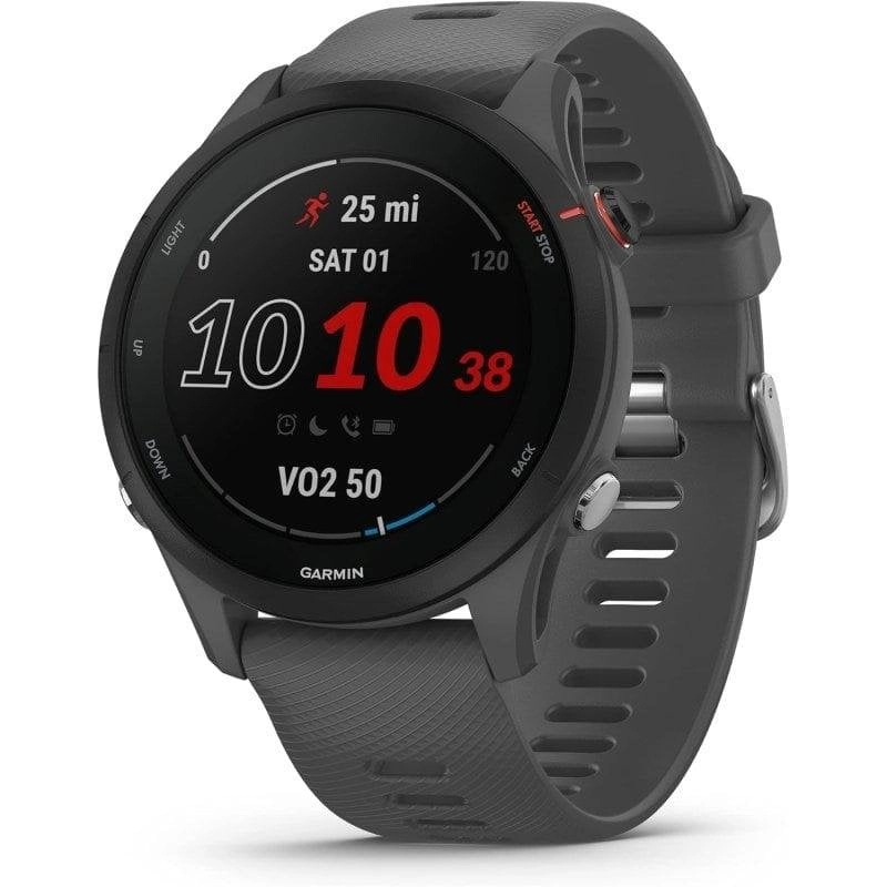 Garmin Forerunner 255 GPS Bluetooth 46mm MIP Grau Wasserdicht 5ATM SpO2 Puls Schlafmonitor