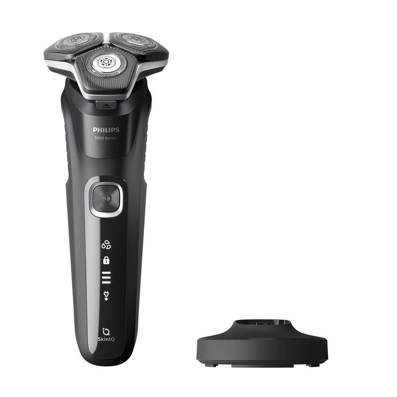 Akkurasierer Philips Shaver Series 5000 S5898/25 SkinIQ Wet&Dry Schwarz
