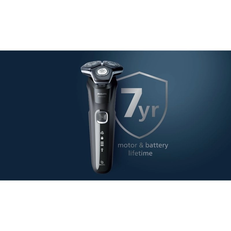 Philips SHAVER Series 5000 S5887/50 Herrenrasierapparat Rotationstrasierer Trimmer Grau