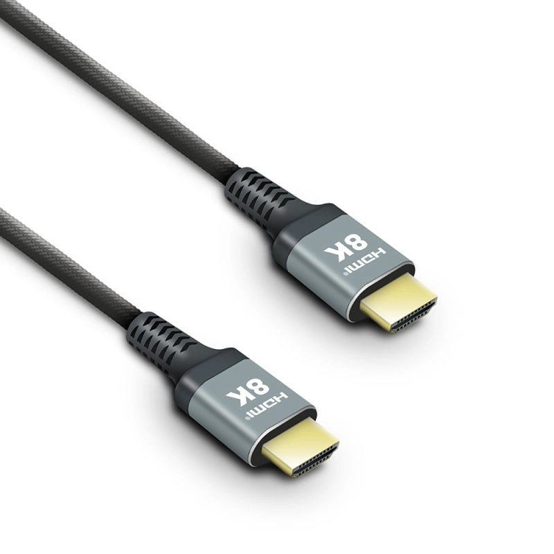 Metronic 370321 HDMI 2.1 Kabel 8K Ultra High Speed 48Gbps 3m Schwarz/Silber