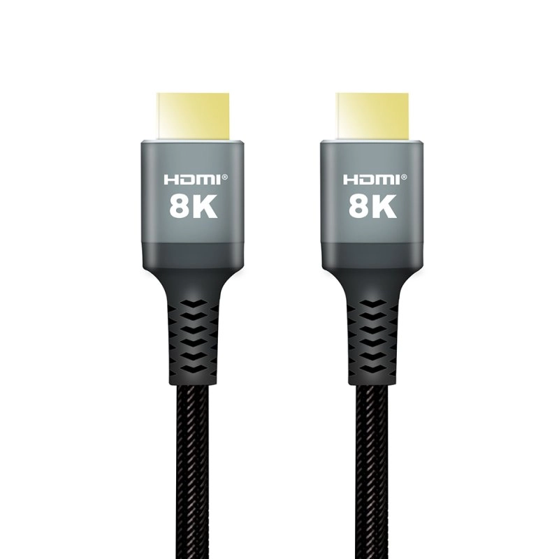 Metronic 370321 HDMI 2.1 Kabel 8K Ultra High Speed 48Gbps 3m Schwarz/Silber