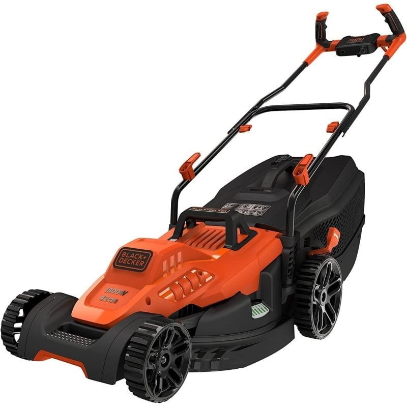 Black & Decker BEMW481BH Rasenmäher Schieberasenmäher AC Schwarz, Orange