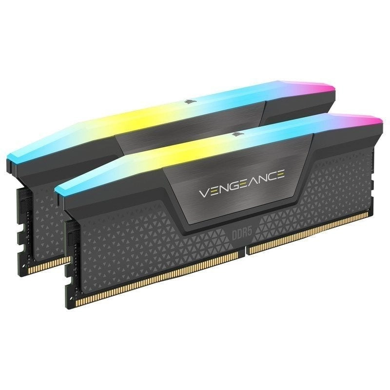 Corsair Vengeance RGB DDR5 6000 MHz 64 GB 2 x 32 GB CL30 Dual AMD EXPO und Intel XMP-Speicher