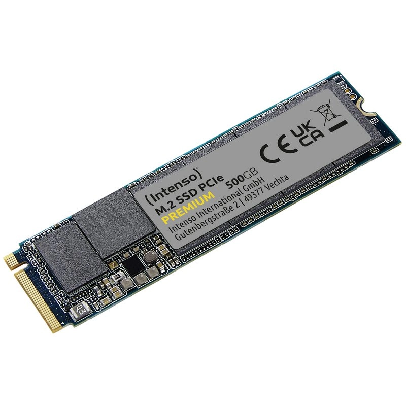Intenso SSD 500GB Premium M.2 PCIe PCI Express 3.0 NVMe