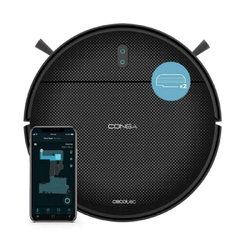 Saugroboter mit Wischfunktion Cecotec Conga 999 Origin X-treme Navigationsklasse Sensoren 1.000 Pa