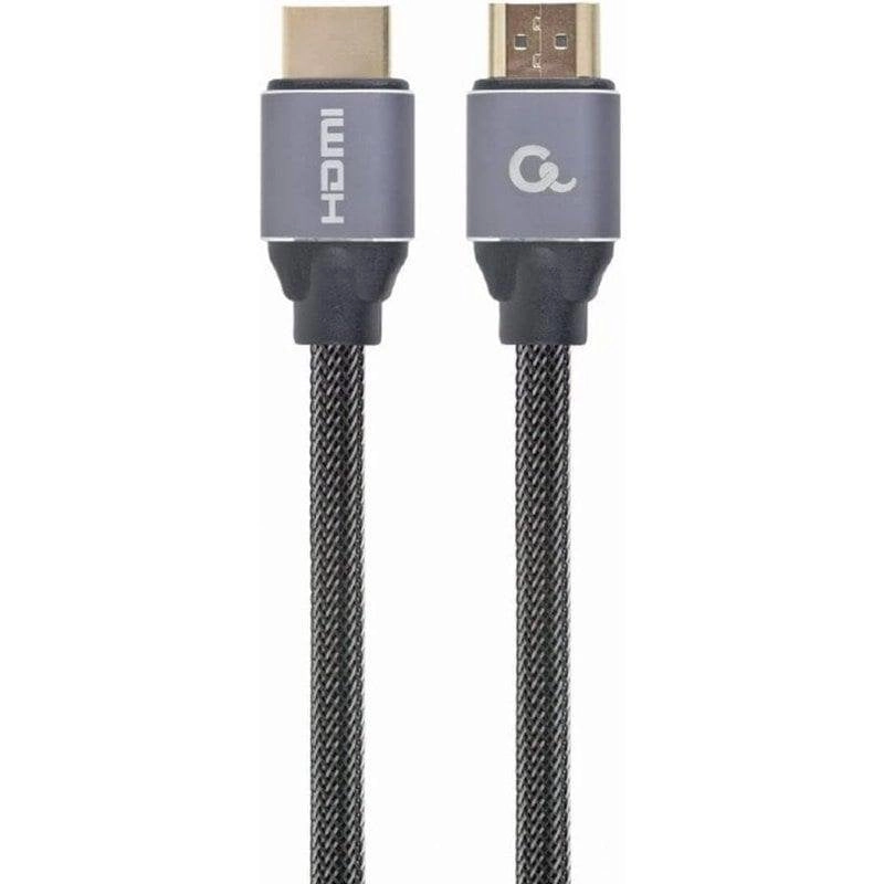 HDMI Kabel Gembird CCBP-HDMI-5M 5m 4K UHD 2.0 Nylon Grau Goldkontakte